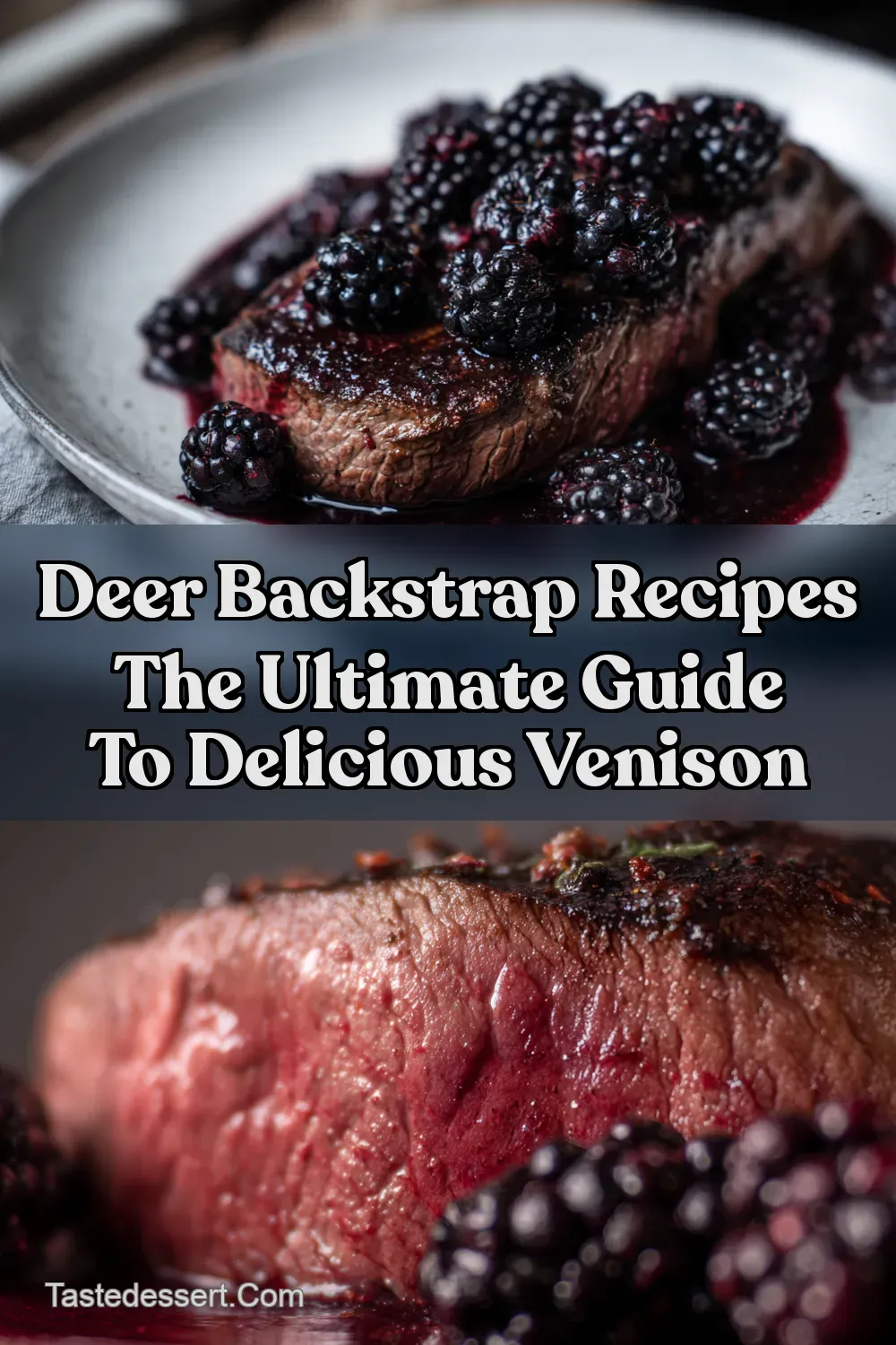 PanSeared backstrap recipe Blackberry Port Wine Magic -…
