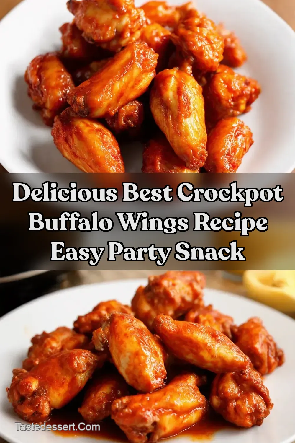 Easy Slow Cooker Buffalo Wings Recipe FallOffTheBone -…