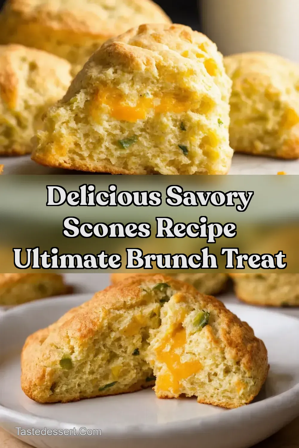 Cheddar Chive Scones My Savory Scone Recipe - Taste Dessert