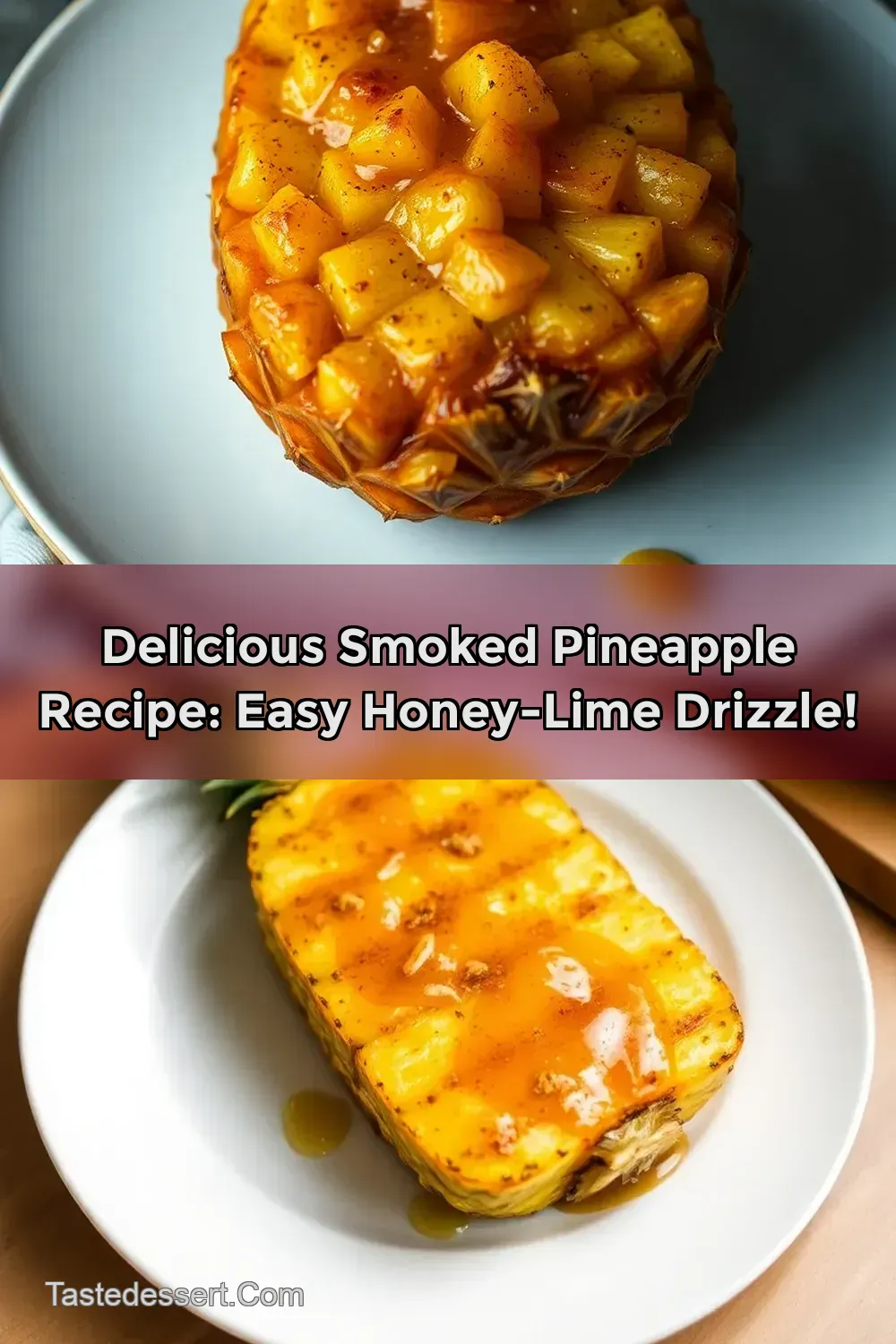 Easy & Delicious Smoked Pineapple: My Honey-Lime Drizzle…