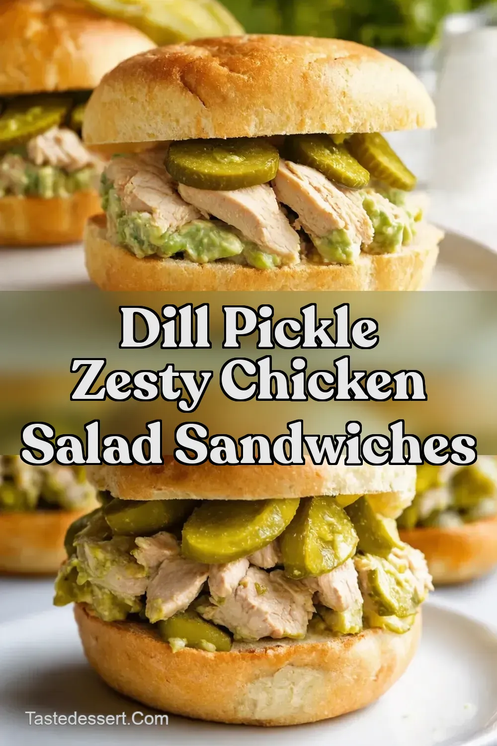 Dillicious Pickle Dill Chicken Salad Sandwiches - Taste…