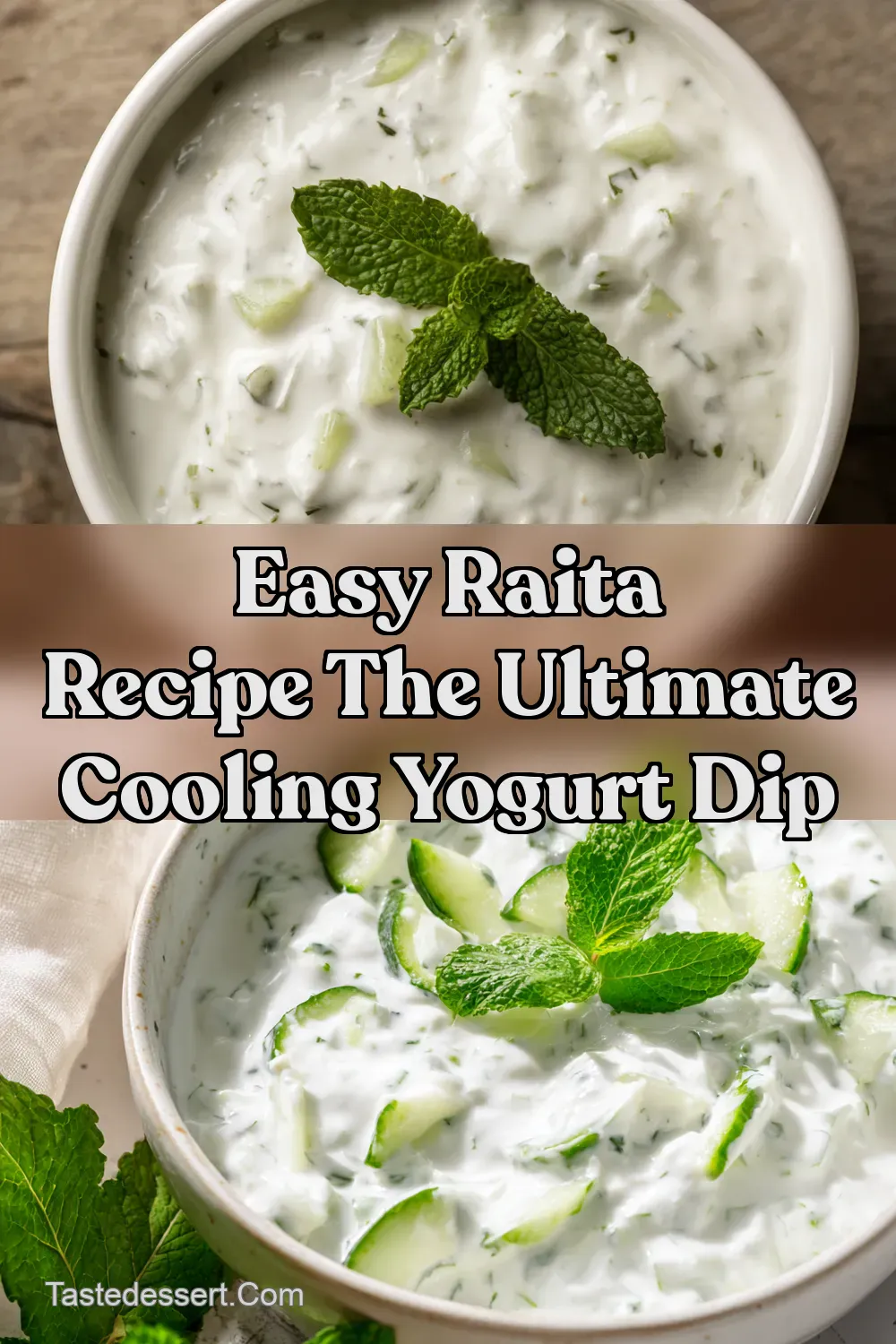 Cooling Cucumber Mint Raita My Easy Indian Yogurt Dip
