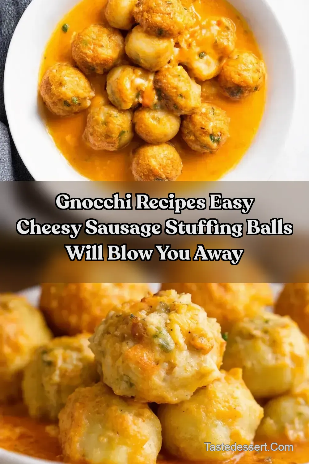 Cheesy Gnocchi Stuffing Balls Italy Meets Thanksgiving