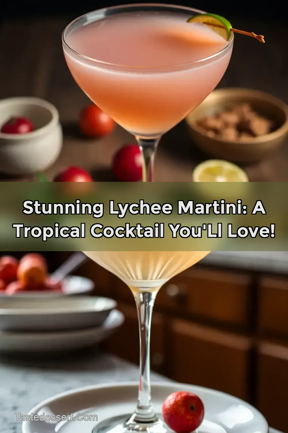 Stunning Lychee Martini: A Tropical Cocktail You' ll Love!