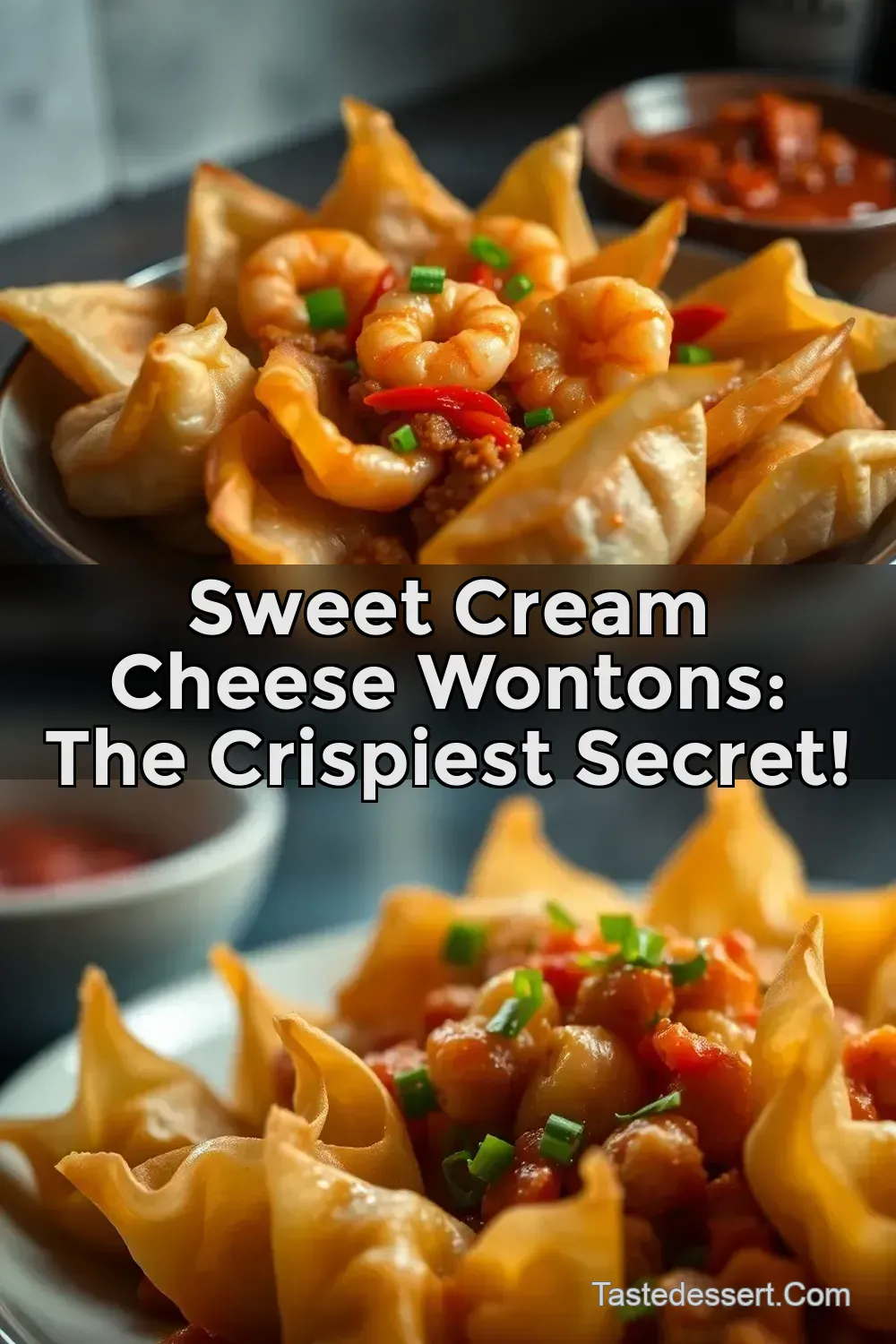 Sweet Cream Cheese Wontons: The Crispiest Secret!