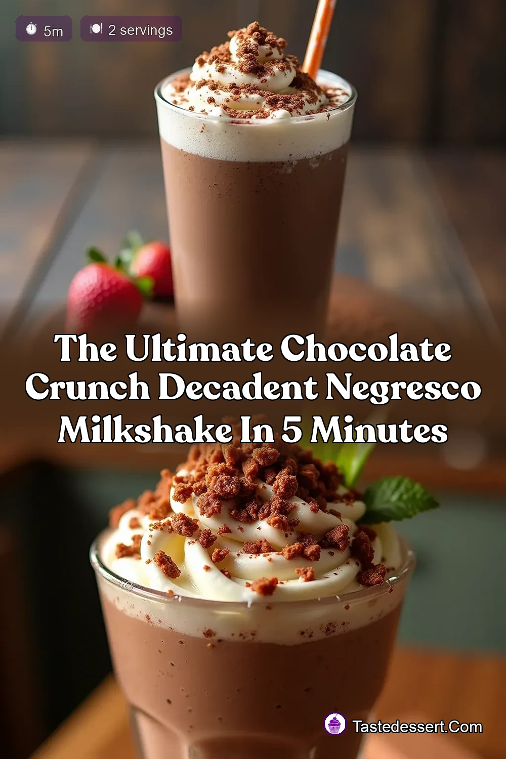 Decadent 5Minute Negresco Milkshake Recipe Best Cookies…