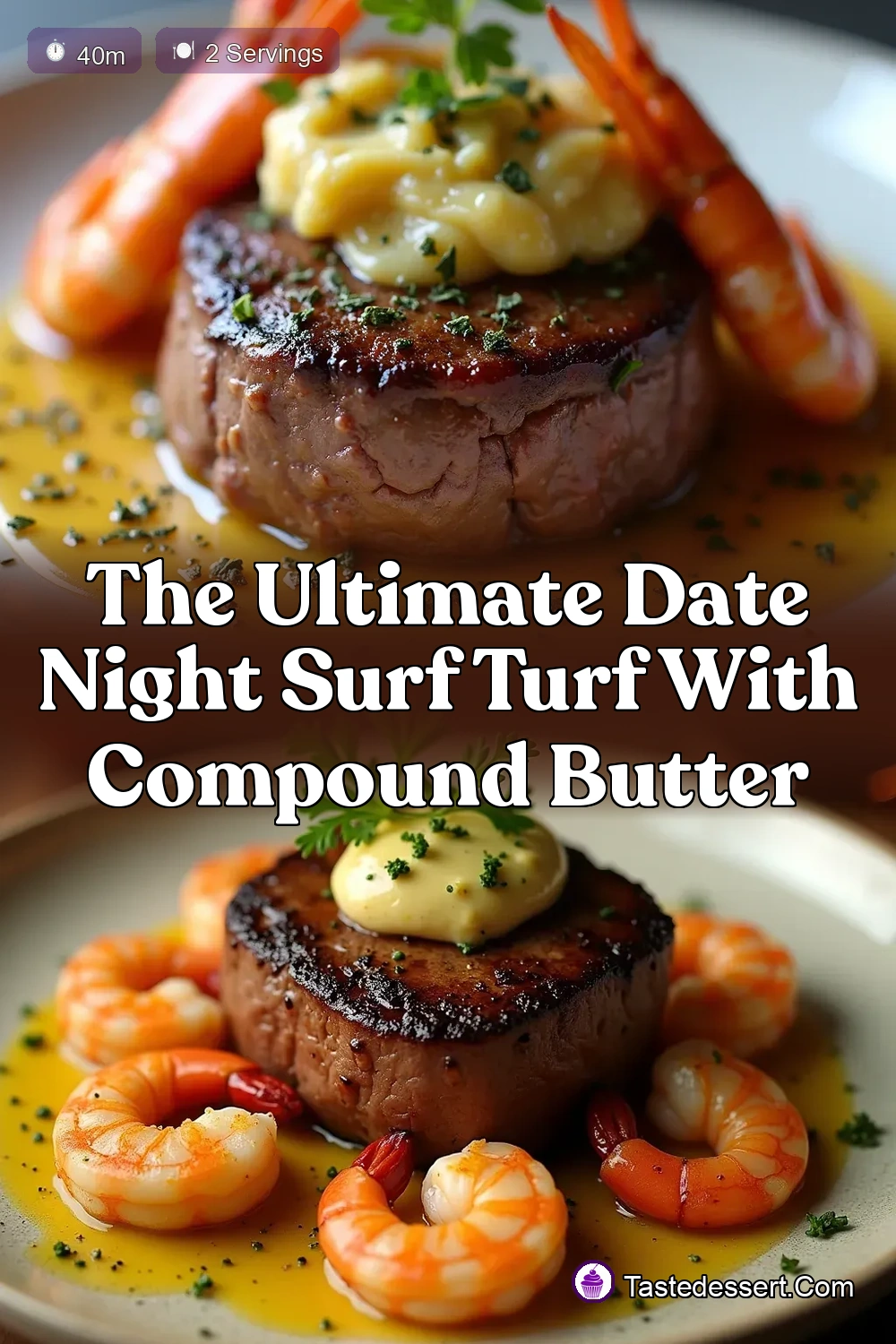 Perfect PanSeared Filet Mignon Surf and Turf Recipe - Taste…