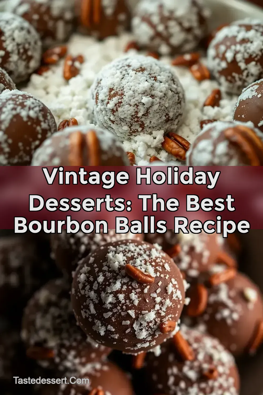 Vintage Holiday Desserts: The Best Bourbon Balls Recipe