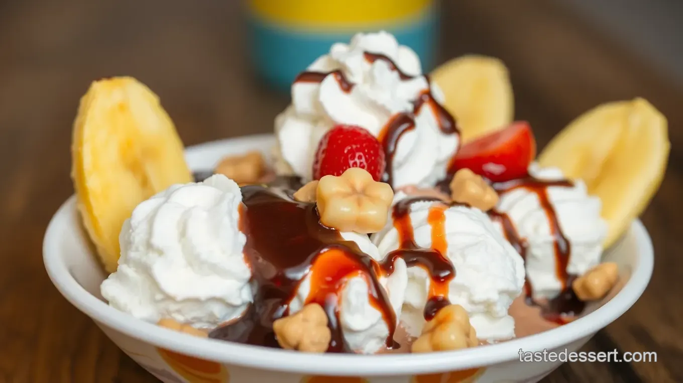 Classic Banana Split Dessert (Without Cream Cheese)