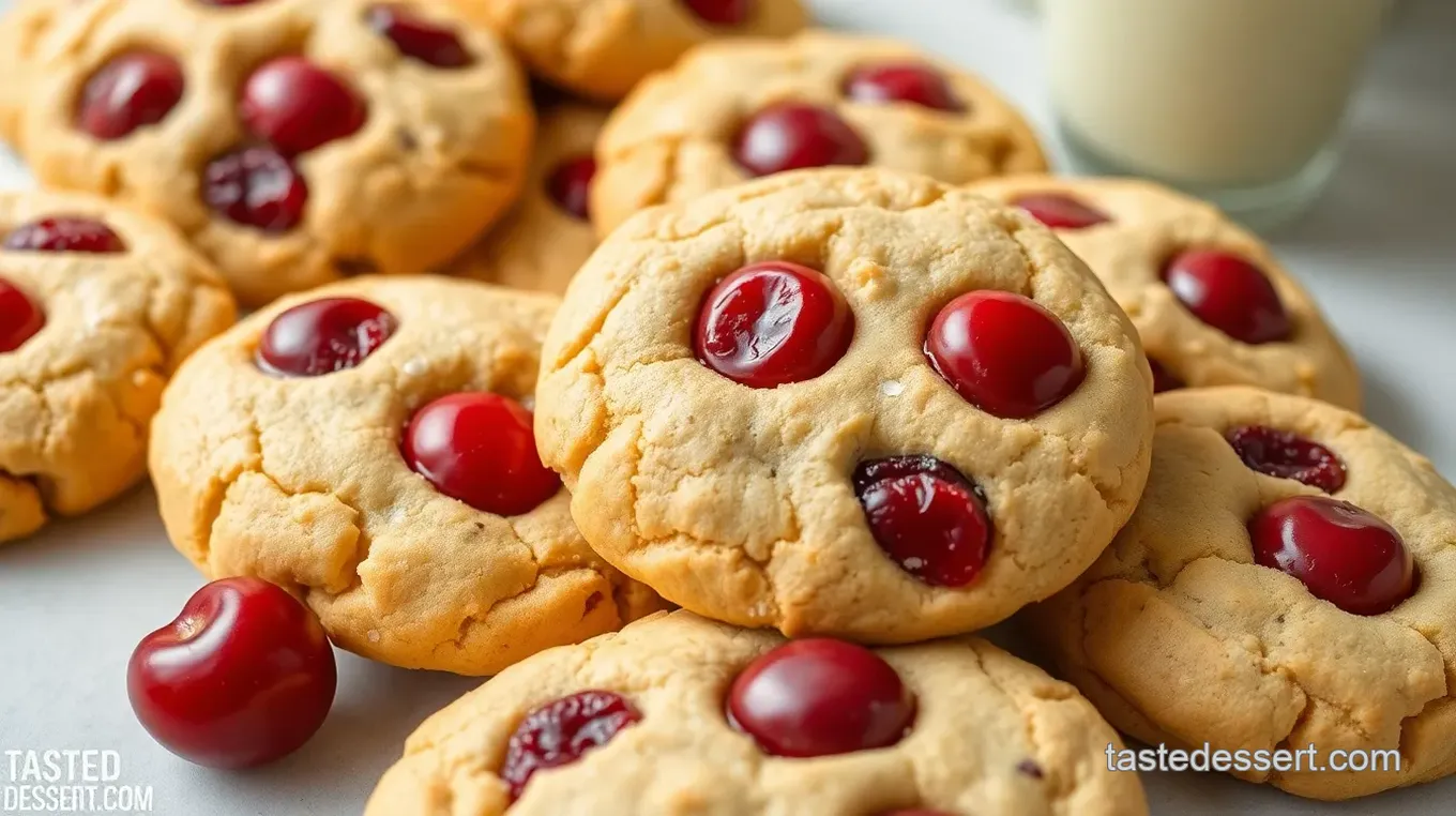 Cherry Red Dot Cookies