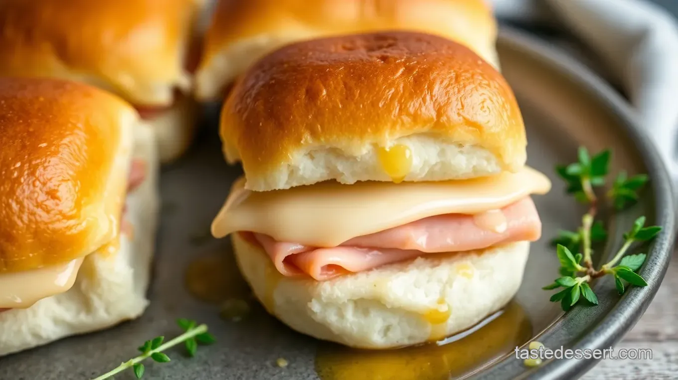 Delicious Bake Ham Sliders with Buttery Glaze