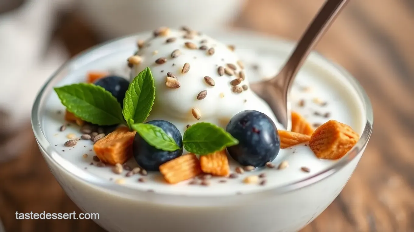 Coconut Chia Seed Pudding with Berries