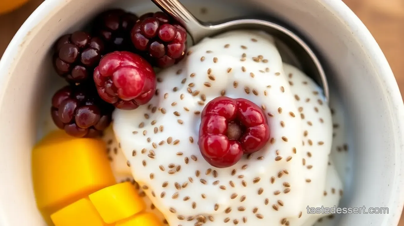 Coconut Mango Chia Pudding