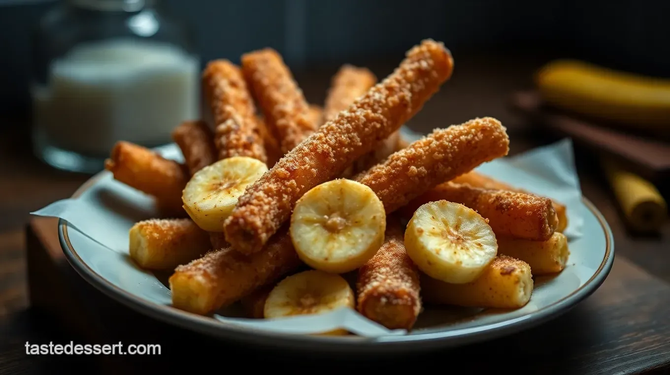 Crispy Banana Fries with Cinnamon Sugar: A Sweet and Savory Delight Crispy Banana Fries with Cinnamon Sugar