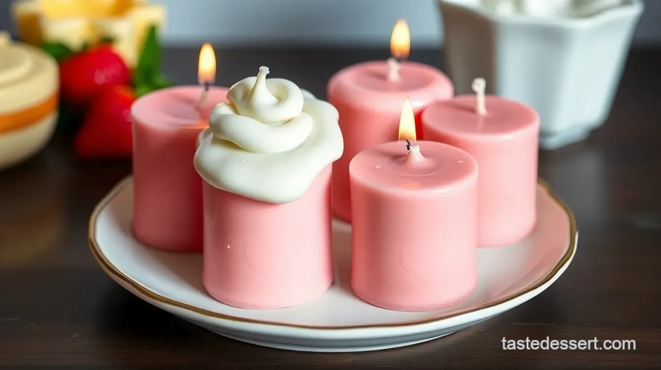 Dessert Shaped Candles