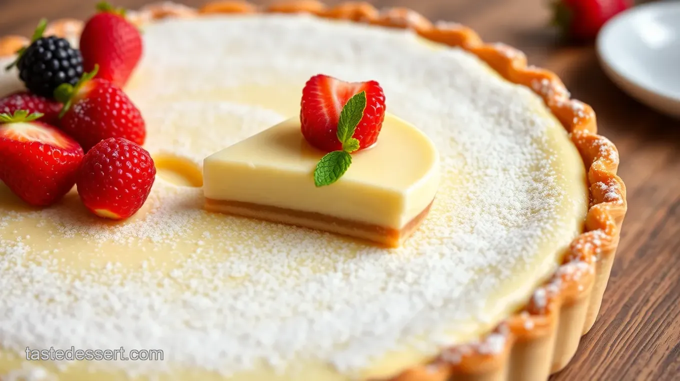 Desserts from Monaco: Tarte à la Crème