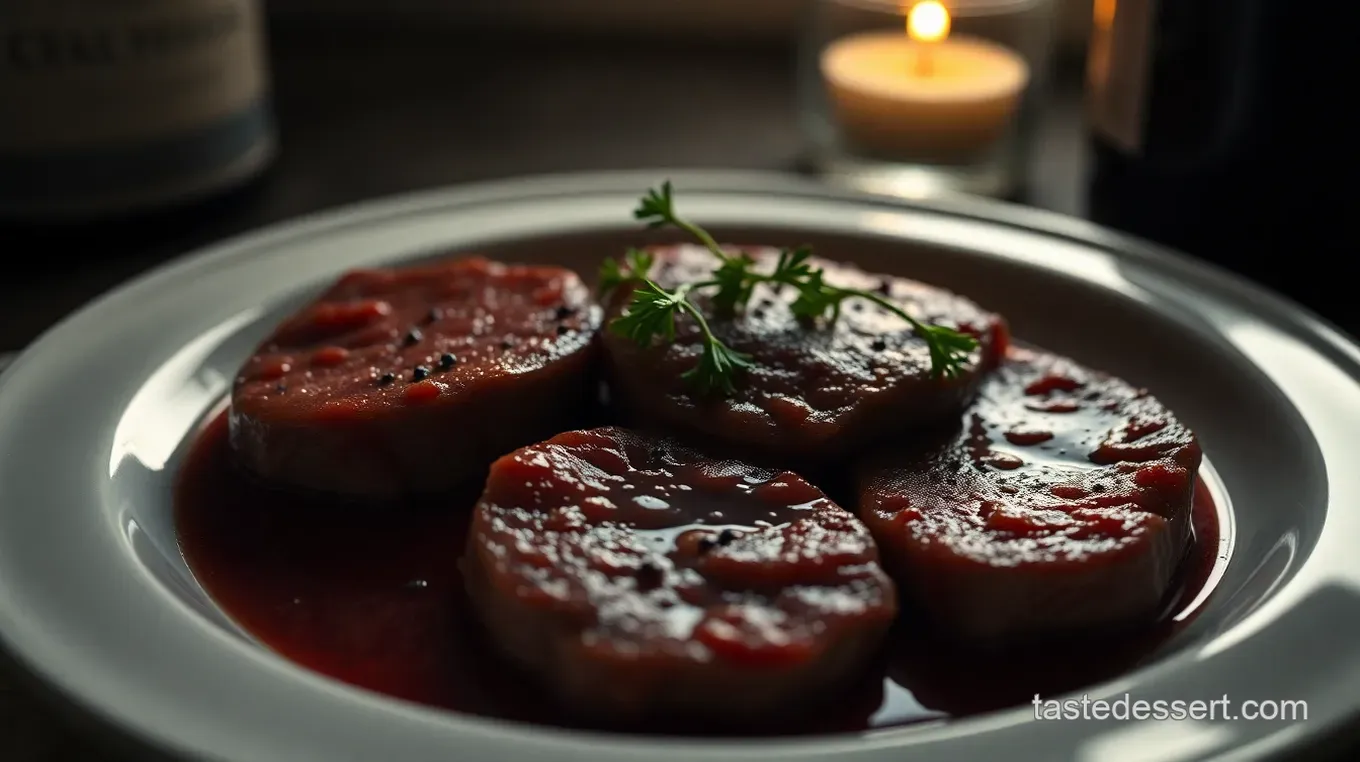 Delicious Filet Mignon Medallions with Red Wine Reduction Recipe Filet Mignon Medallions with Red Wine Reduction