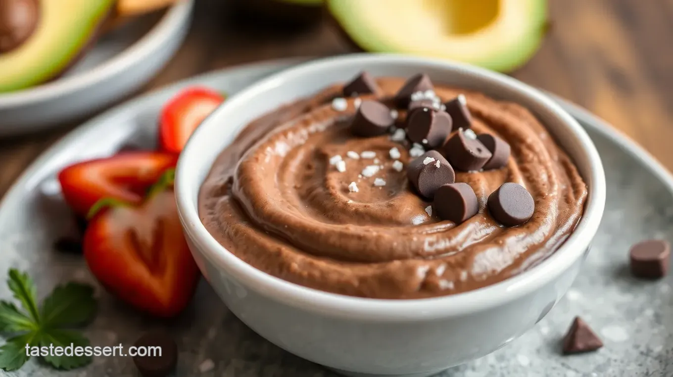 Creamy Chocolate Avocado Dip