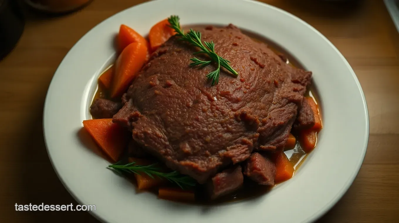 Irresistible Slow Cooker Corned Beef: Tender and Effortless Delight Irresistible Slow Cooker Corned Beef: Tender and Flavorful