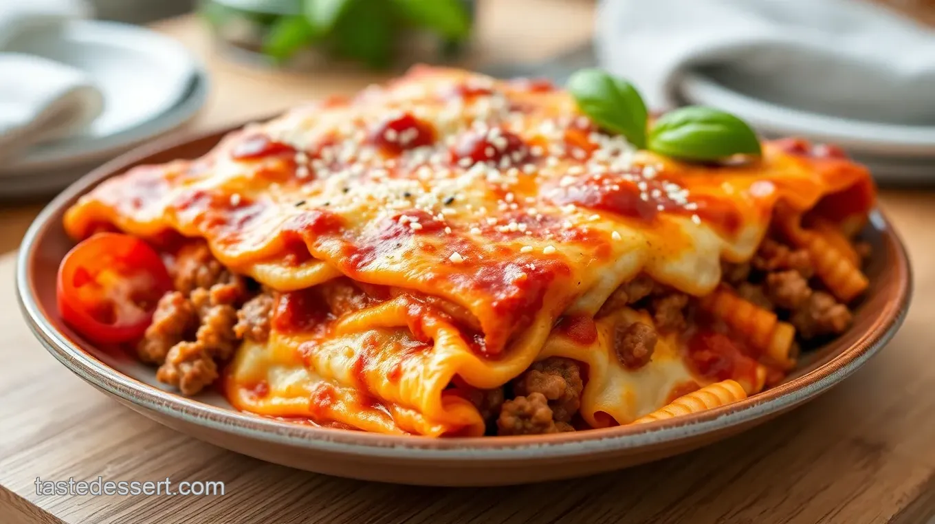 Homemade Lasagna with Fresh Pasta Sheets