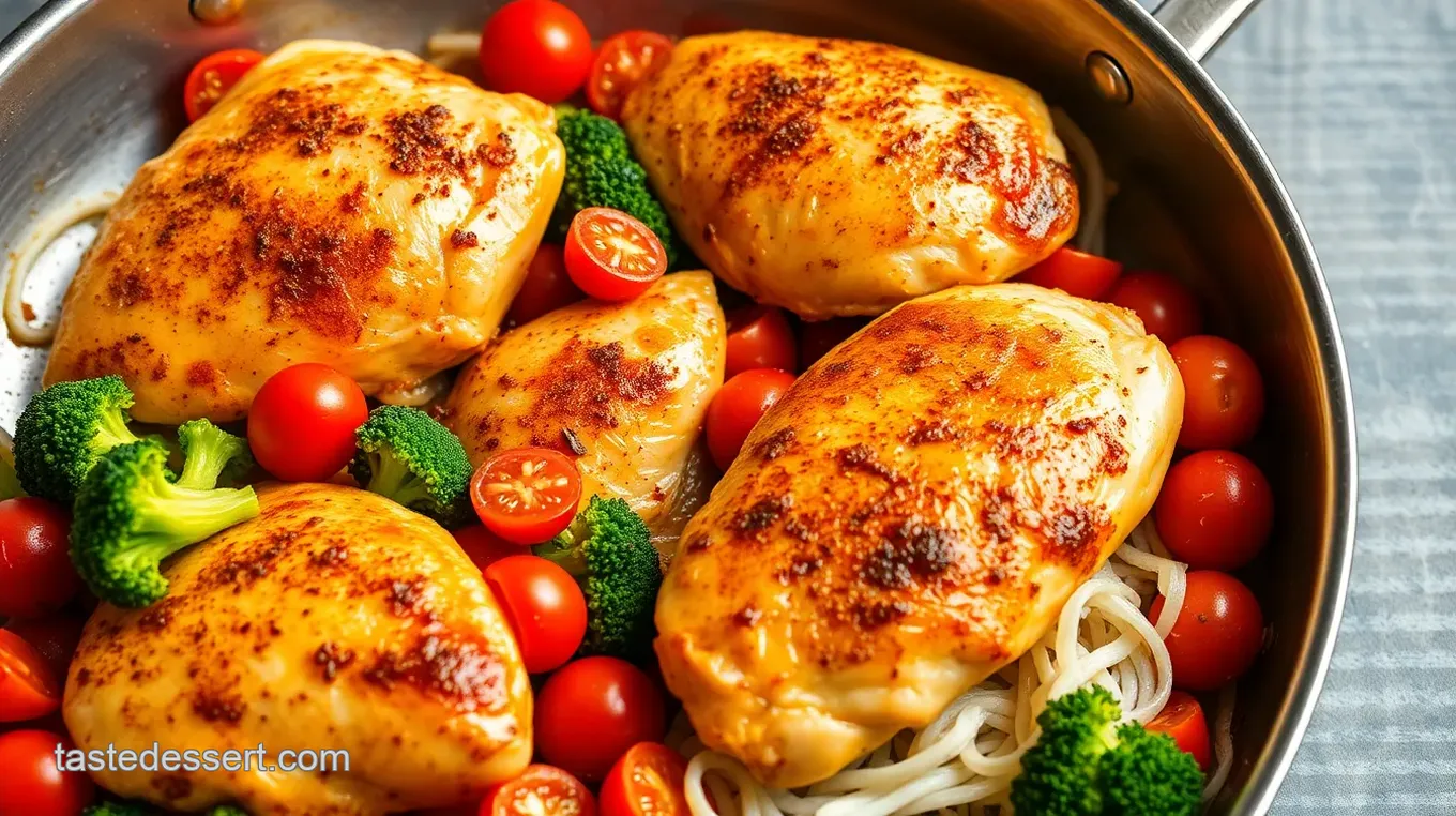 Easy One-Pan Chicken and Vegetables