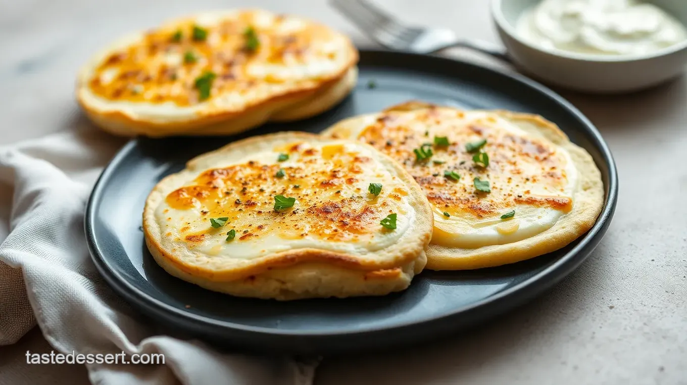 Pan-Fry Halloumi Flatbreads with Honey