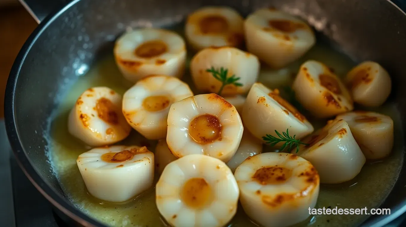 Perfectly Pan-Seared Shell Scallops: A Zesty Delight for Any Occasion Pan-Seared Shell Scallops with Lemon Butter Sauce