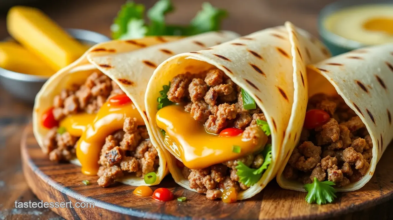 Quick Big Mac Wraps with Tasty Sauce