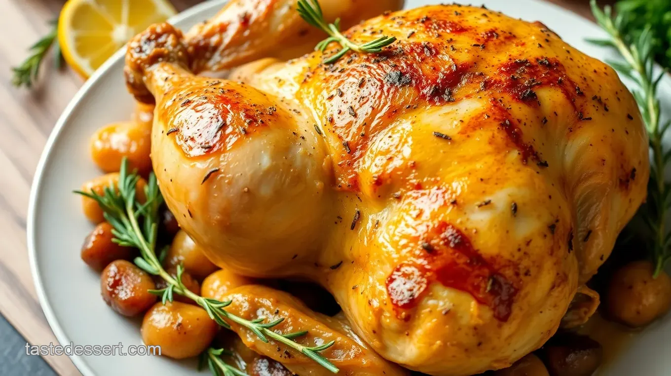 Herb-Roasted Chicken with Garlic and Lemon