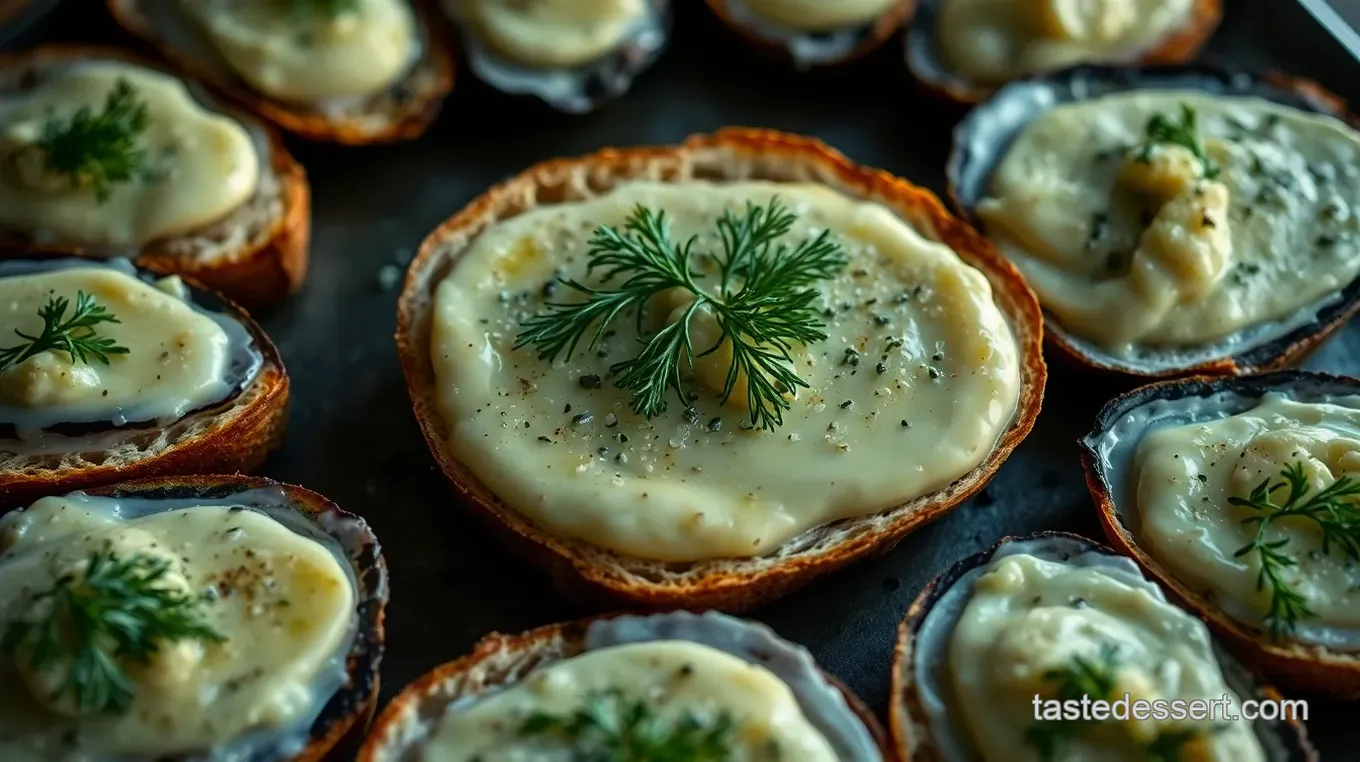 Easy Smoked Oyster Recipes: Decadent Crostini with Lemon-Dill Butter Smoked Oyster Crostini with Lemon-Dill Butter