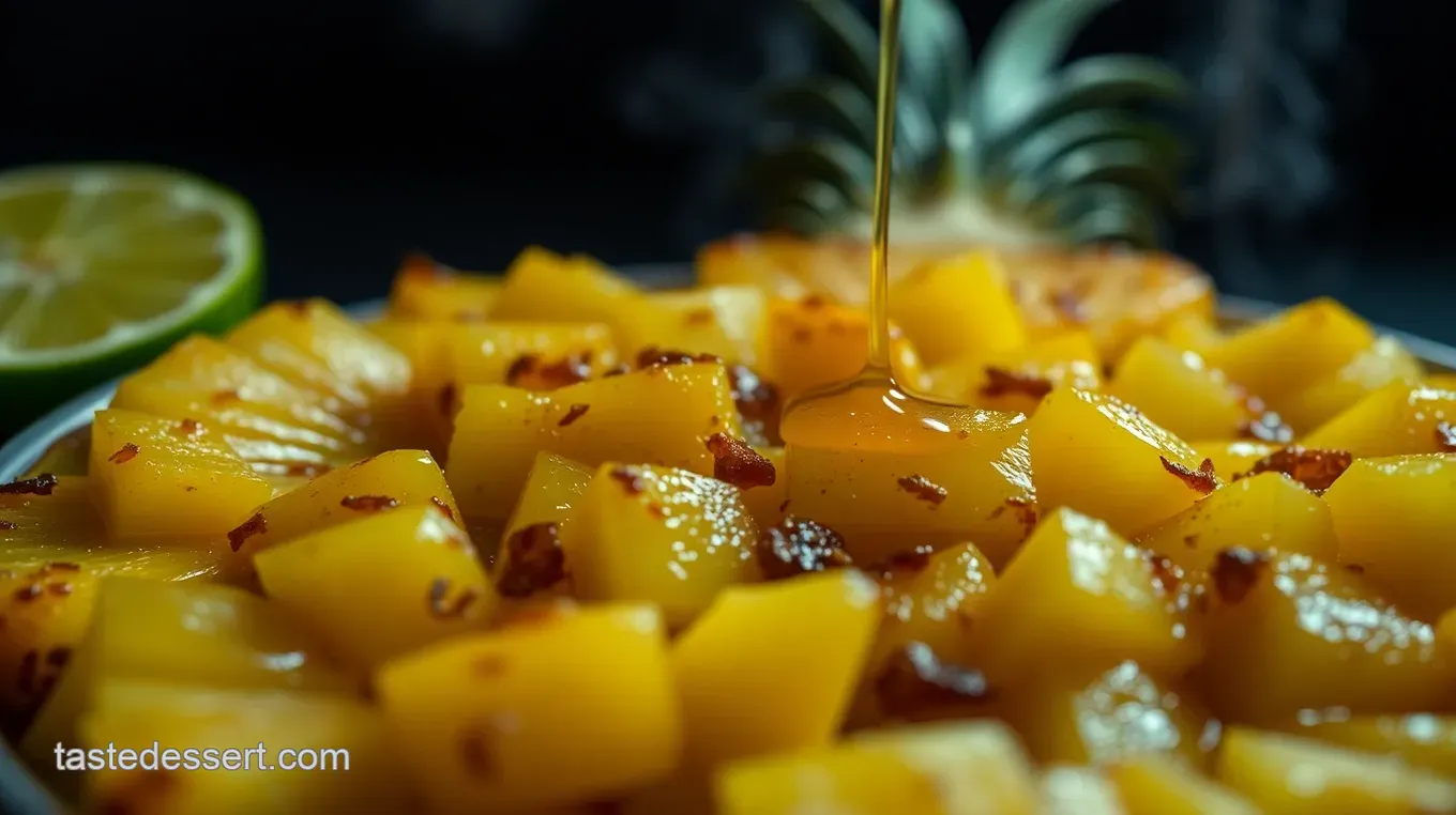 Easy & Delicious Smoked Pineapple: My Honey-Lime Drizzle Recipe Smoky Grilled Pineapple with Honey-Lime Drizzle