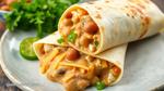 Fry Bean Cream Cheese Burritos Fast & Easy