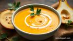 Sautéed Pumpkin Soup with Creamy Coconut