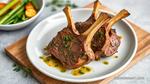 Sear Lamb Racks with Zesty Green Herb Marinade