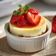 6 Inch Cheesecake Recipe with Vanilla for 6 Servings