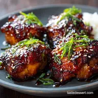 Air Fryer AsianGlazed Boneless Chicken Thighs Sticky, Speedy Dinner