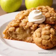Apple Crisp Cookies Dinner Nanas Easy Recipe