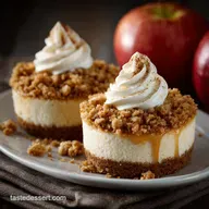 Apple Crisp Mini Cheesecakes Easy Recipe for the Perfect Fall Treat