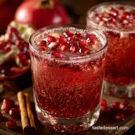 Apple Pomegranate Sparkling Thanksgiving Mocktail: Easy Spiced Punch