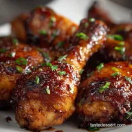 Asian Glazed Chicken Drumsticks Ultra-Sticky Honey-Ginger Glaze