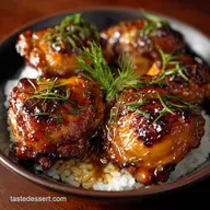 Asian Glazed Chicken Thighs: Sticky Honey-Ginger Weeknight Dinner