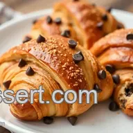 Delicious Chocolate Chip Croissants: Bake in 25 Min Like a Pro!