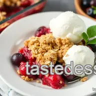 How to Bake Lingonberry Crumble - Delightful & Warm Family Recipe!