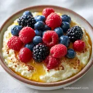 Baked Ricotta Dessert Bowl for 4 Servings