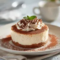 Baked Tiramisu Cheesecake for 12 Servings