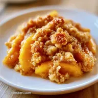 Baking Dish Peach Crisp for 8 Servings