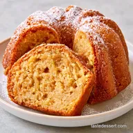 Banana Zucchini Bundt Cake with Cinnamon