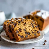 Best Chocolate Chip Pumpkin Bread with Moist Velvety Crumb