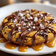 Big Salty Chocolate Chip Cookie: Crispy