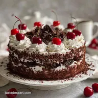 Black Forest Cake Recipe for 12 Servings